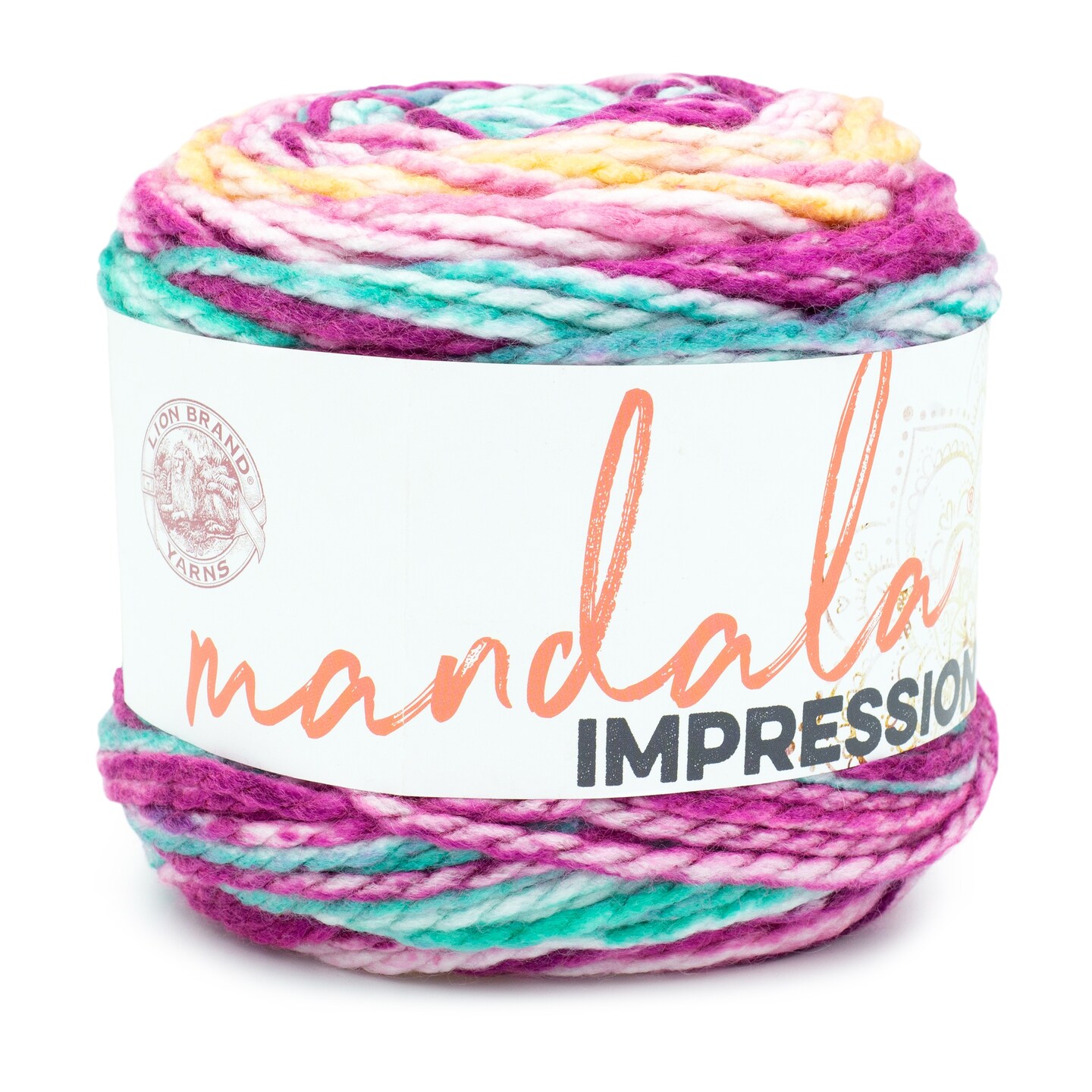 Lion Brand Mandala Impressions Yarn-Sunset