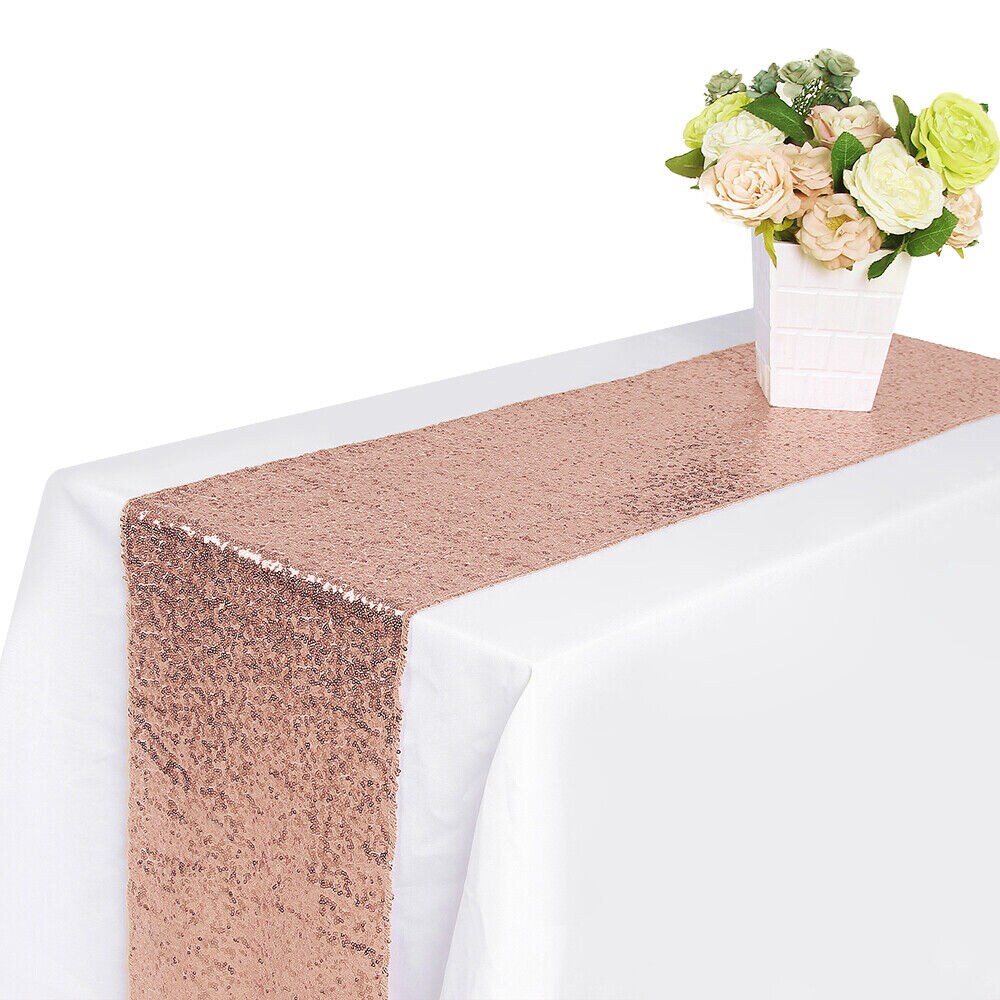 Kitcheniva Sparkly Sequin Table Runner 12x72in