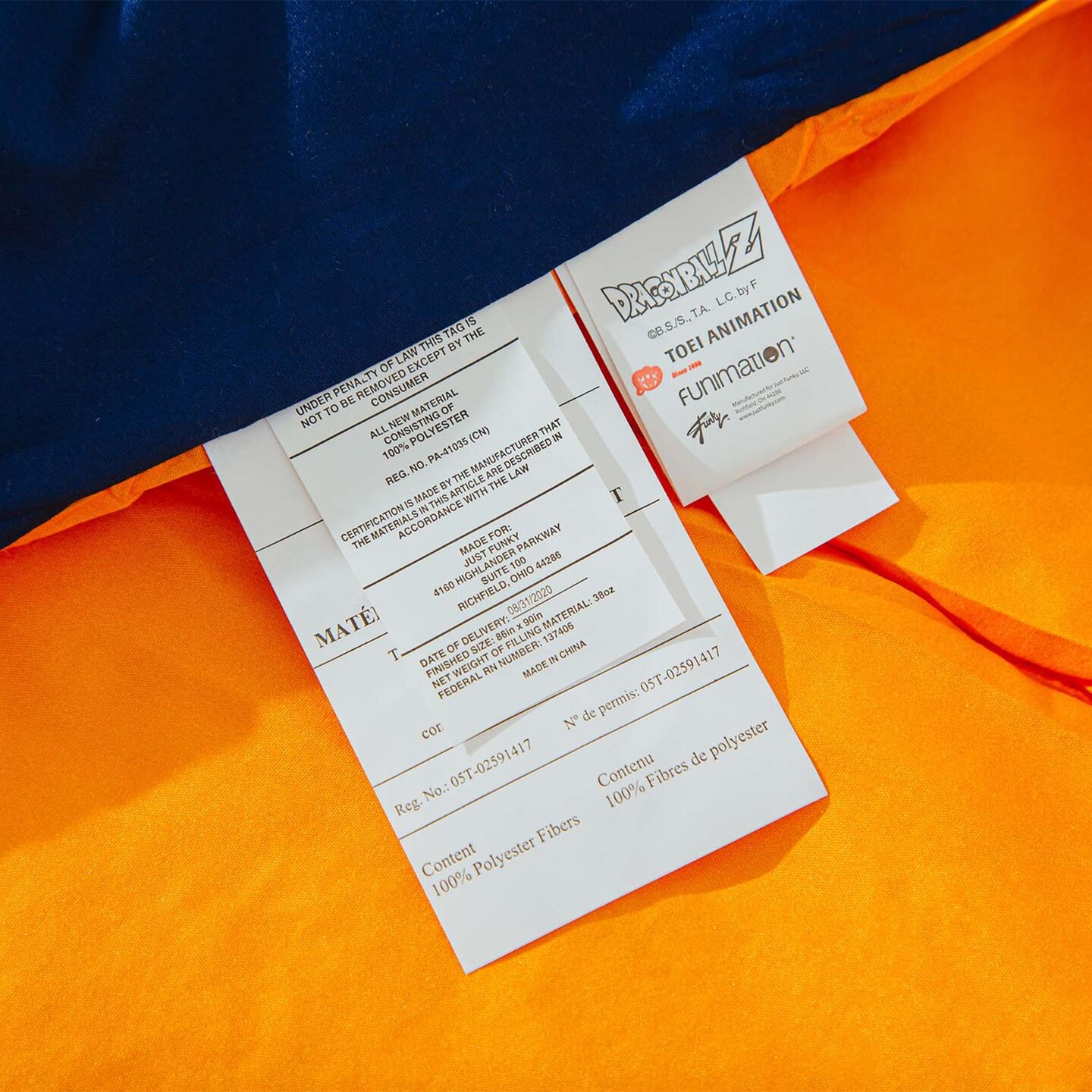 Dragon Ball Z Goku Super Soft Full/Queen Size Comforter