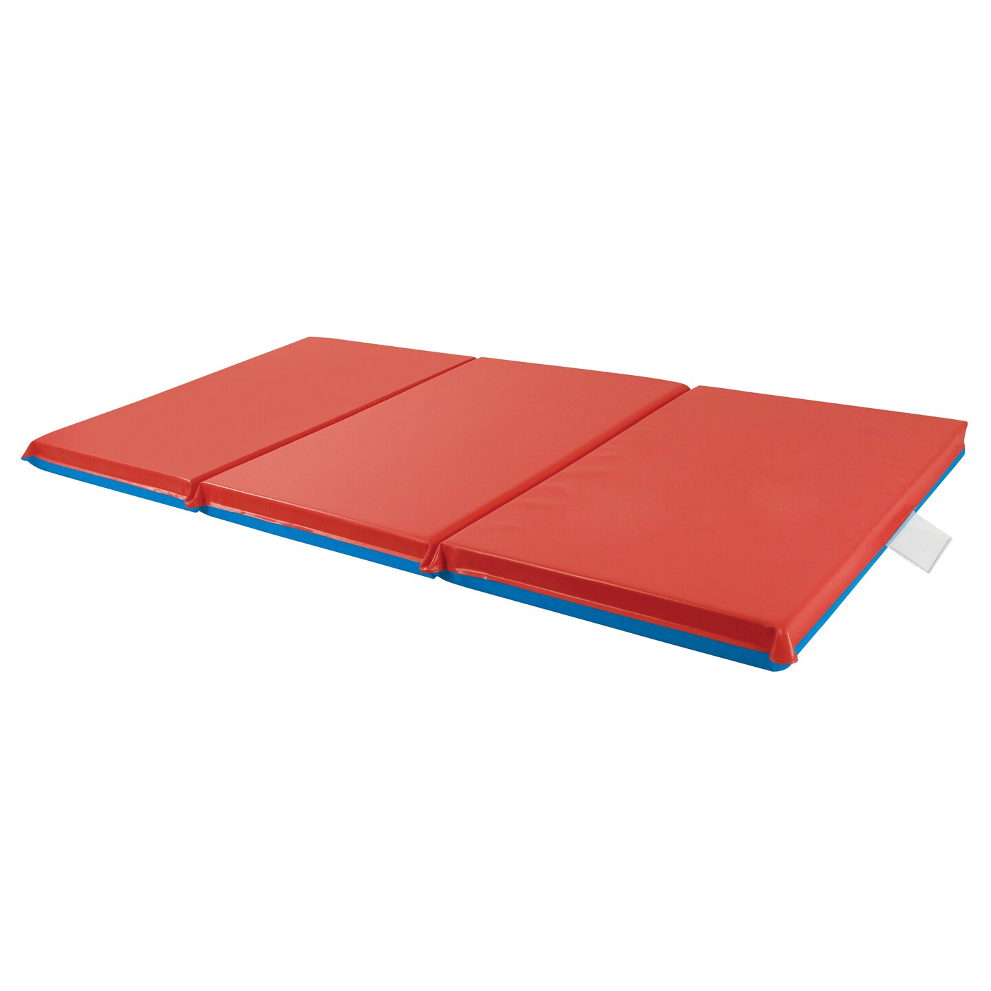 Premium 3-Fold Rest Mat, 2in Thick - Red/Blue