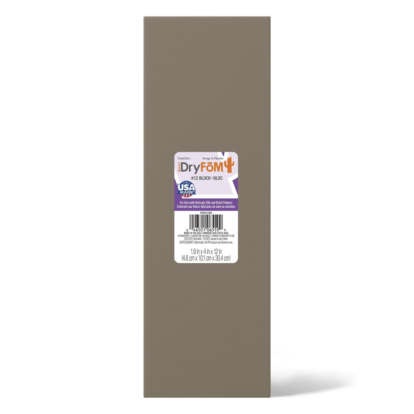 FloraCraft Floral Desert DryFoM Block-12&#x22;X4&#x22;X1.9&#x22;