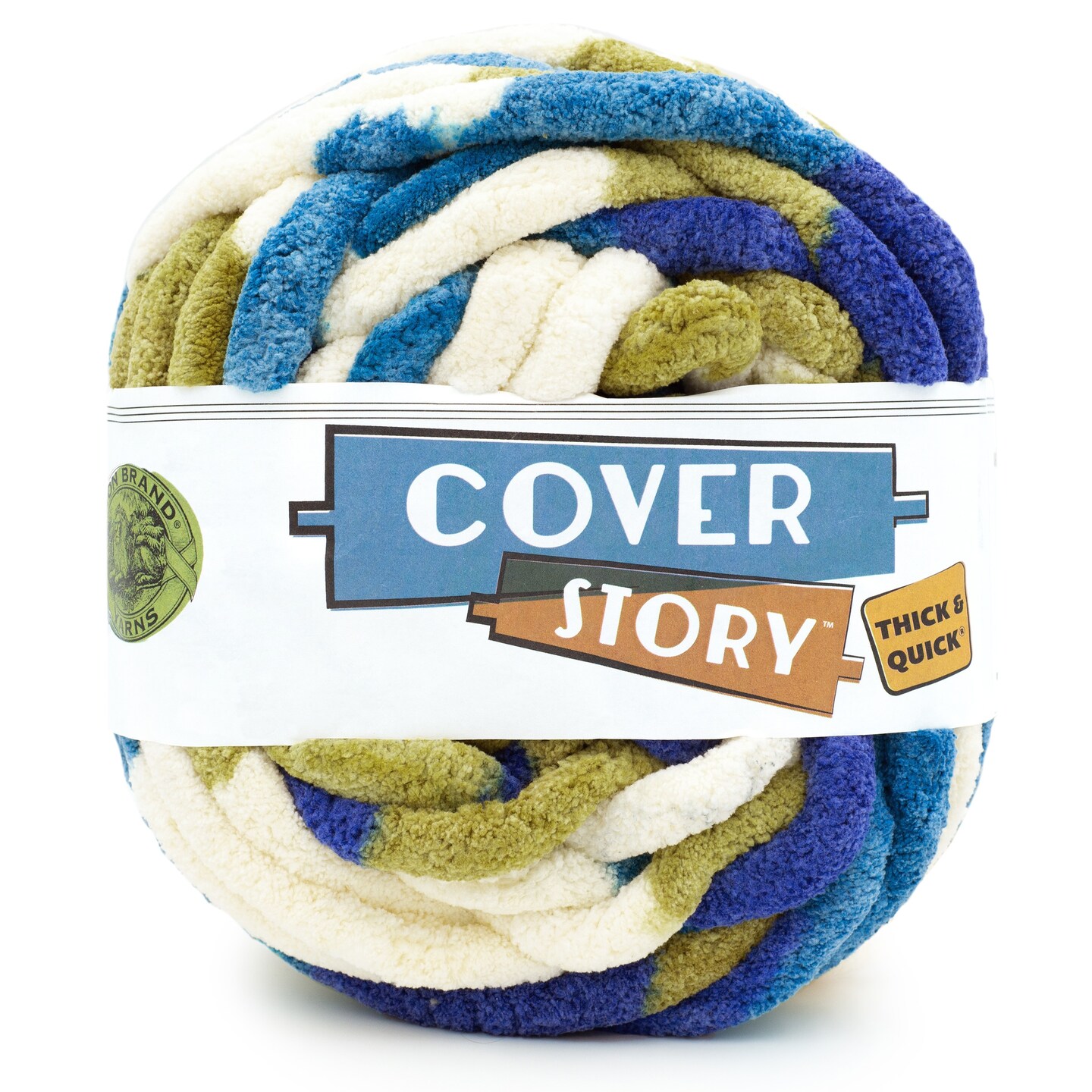 Lion Brand Cover Story Thick &#x26; Quick Yarn-Woodlands