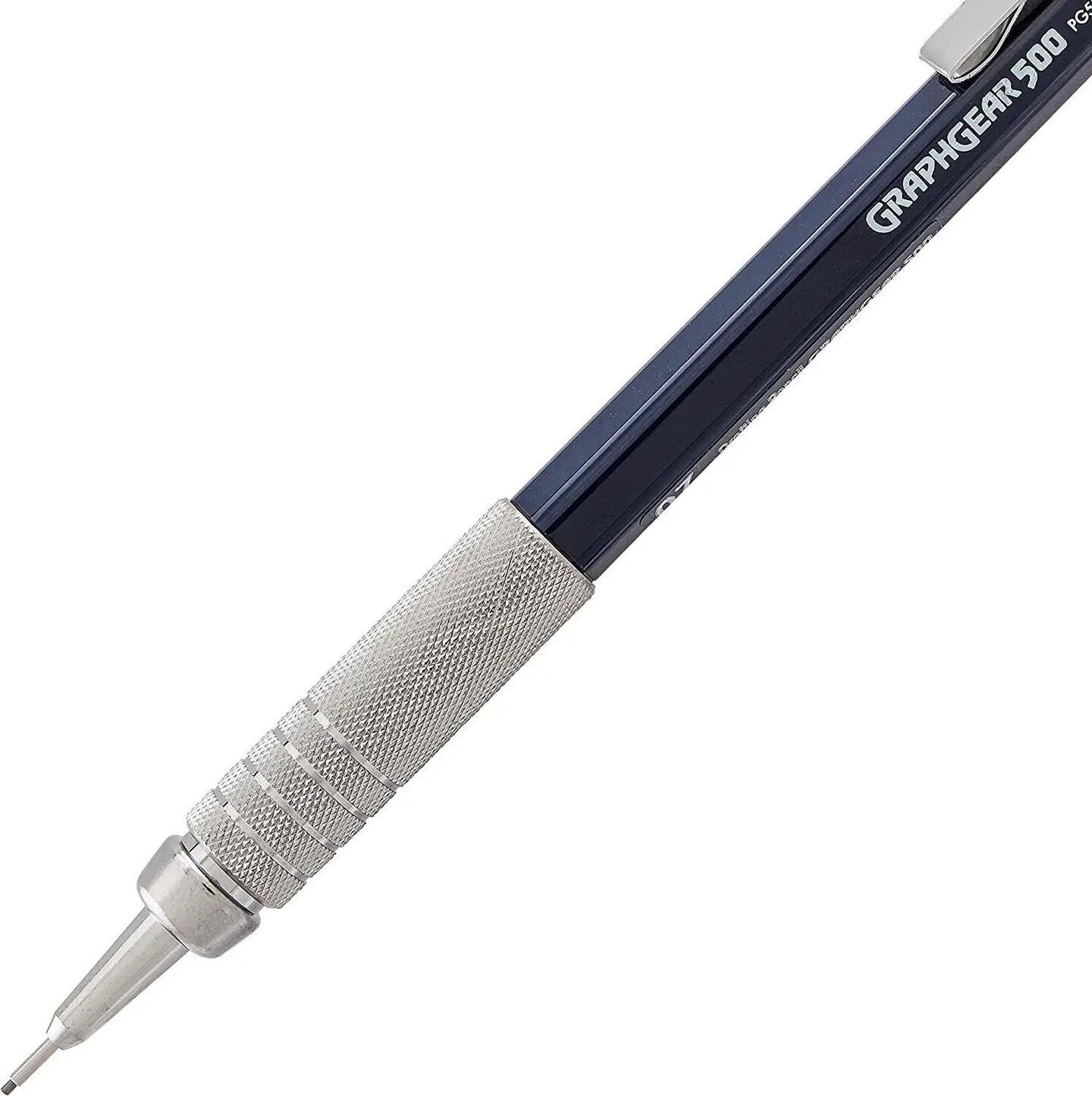 Mechanical Pencil Graphgear 500 Automatic Drafting Pencil - .7Mm Lead Size - Includes 50 Lead &#x26; 4 Eraser Refills