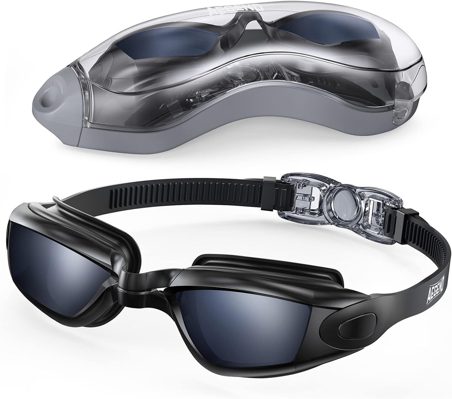 Swim Goggles, Swimming Goggles No Leaking Full Protection Adult Men Women Youth