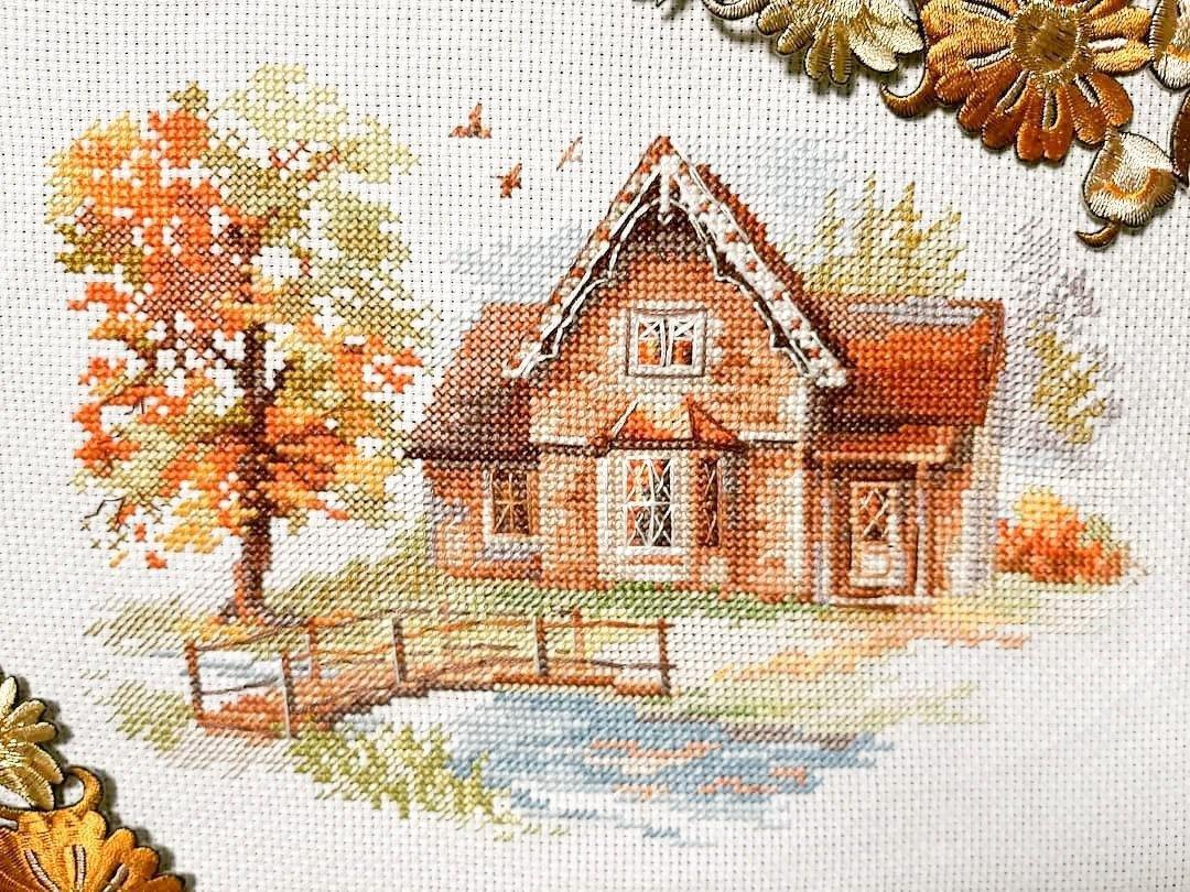 September house 3-21 Counted Cross-Stitch Kit