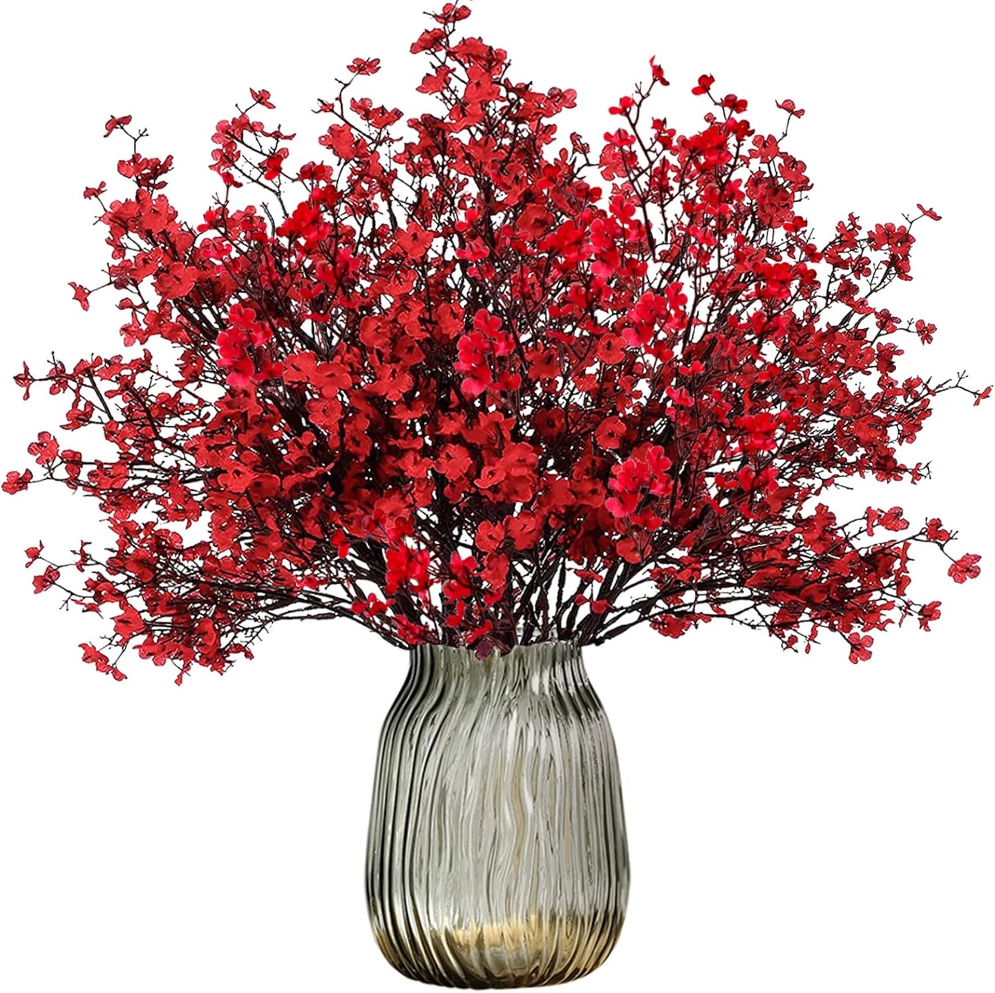 6 Bundles Baby&#x27;s Breath: UV Resistant Faux Silk Bouquets