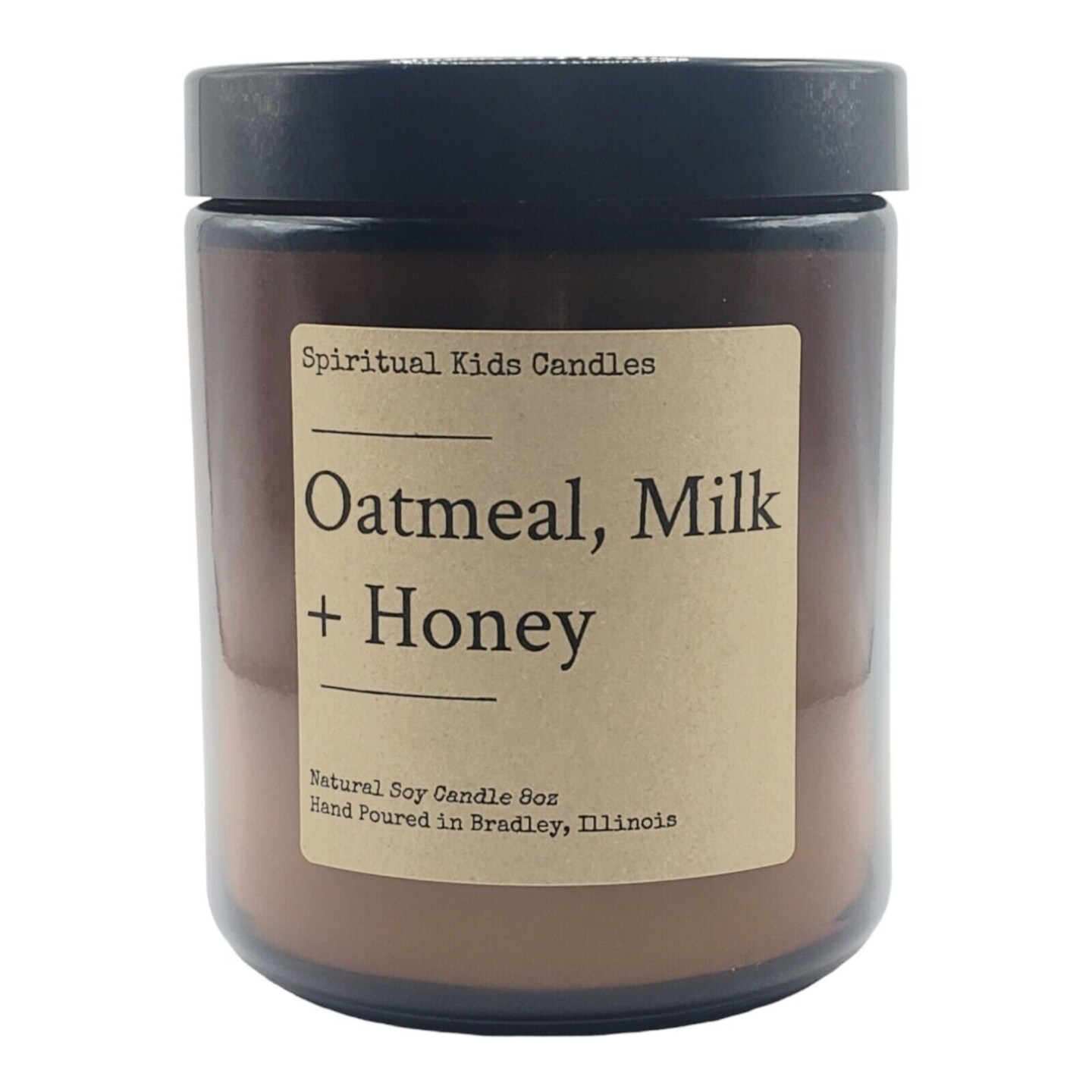 Oatmel, Milk &#x26; Honey Soy Candle 8oz 35-40 Hours Hand Poured with All Natural Soy wax and Fragrant Oils! | Birthday Gift | Christmas Gift