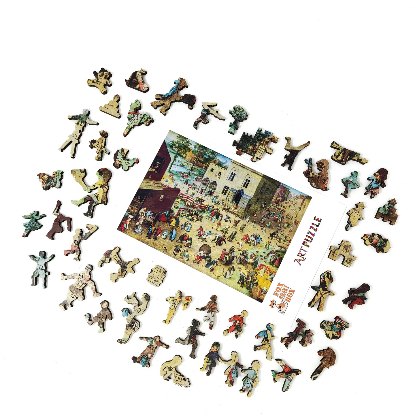 Wooden Jigsaw Puzzles for Adults - Uniquely Shaped Pieces - made