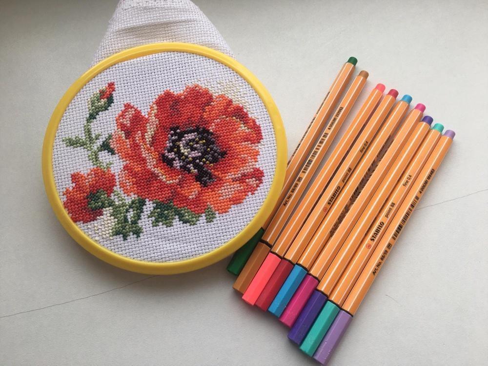 Poppy 0-80 Counted Cross-Stitch Kit