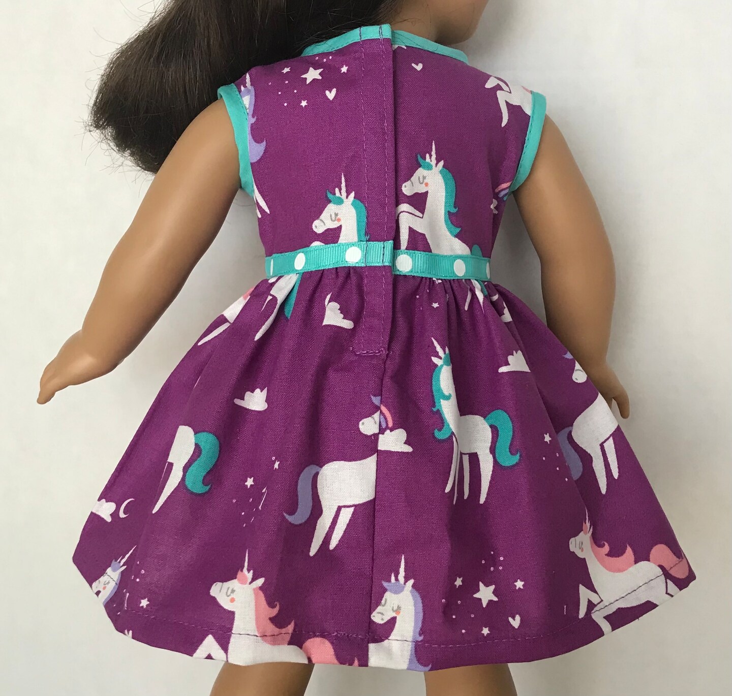 open lace back dress Sequin Unicorn Dress Set
