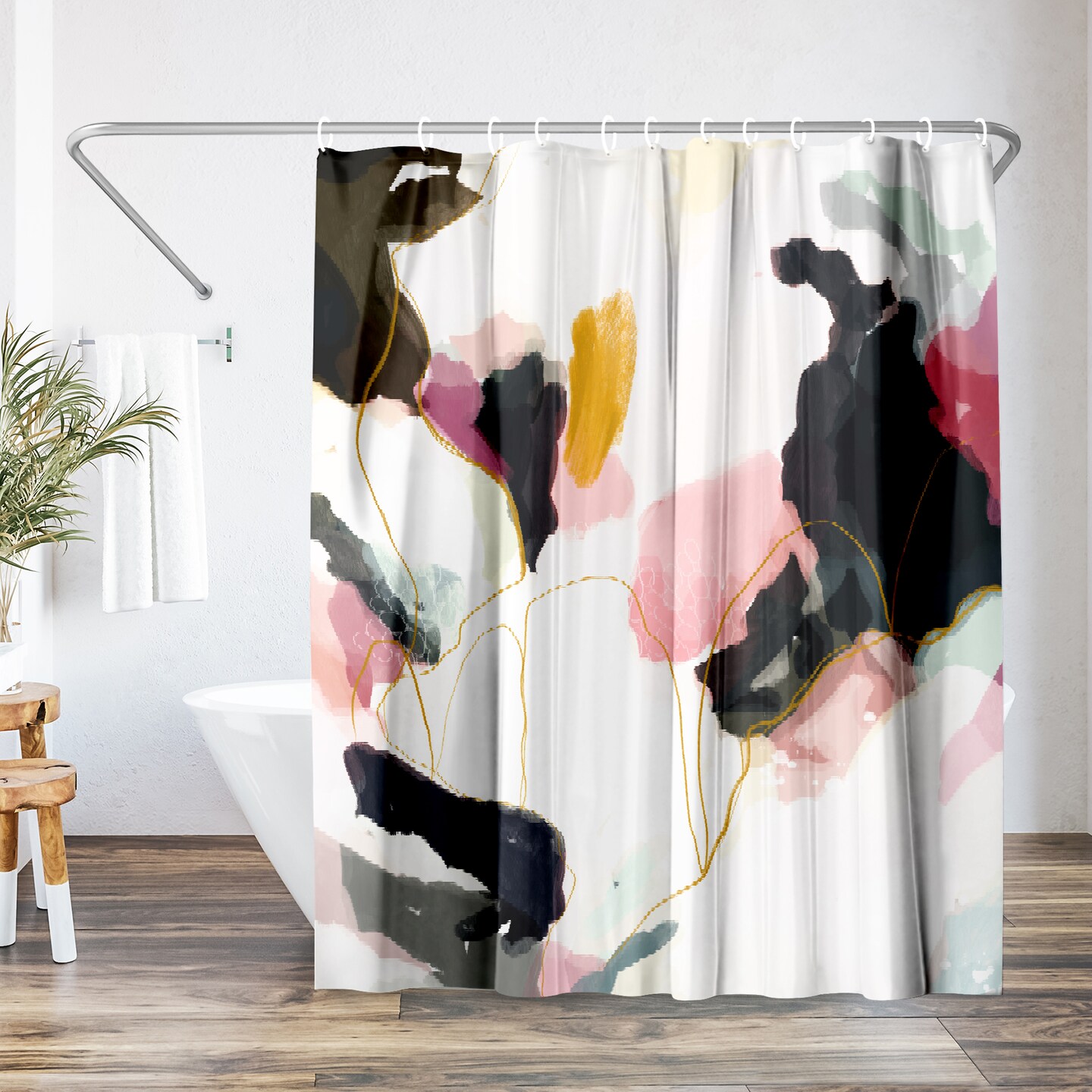 Americanflat 71&#x22; x 74&#x22; Shower Curtain, Homecoming by Louise Robinson