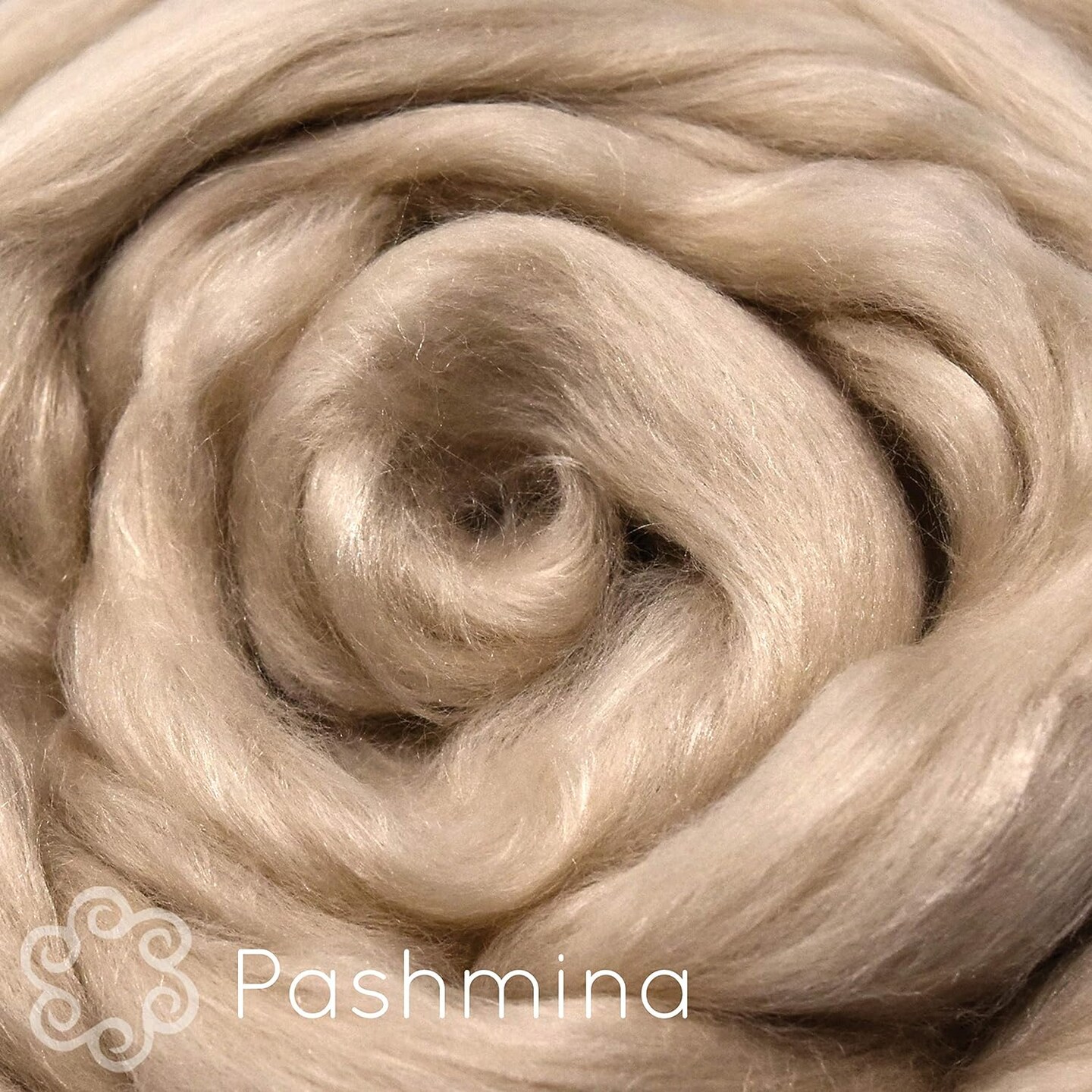 CASHMERE INDULGENCE BLEND of Superfine Merino, Mulberry Silk and a Touch of Cashmere Fiber, Spinning, Felting & Blending.