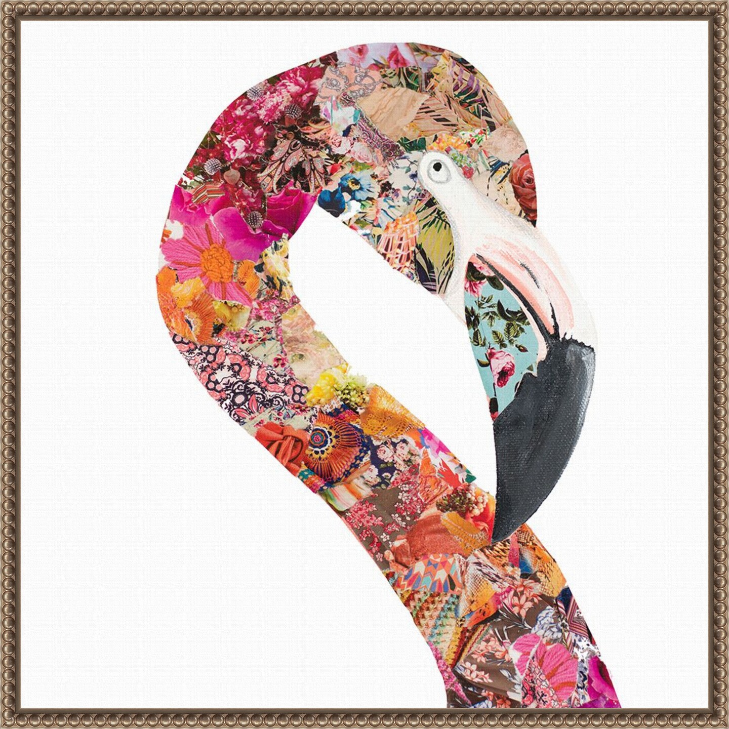 Flamingo Party I by Gina Ritter Framed Canvas Wall Art