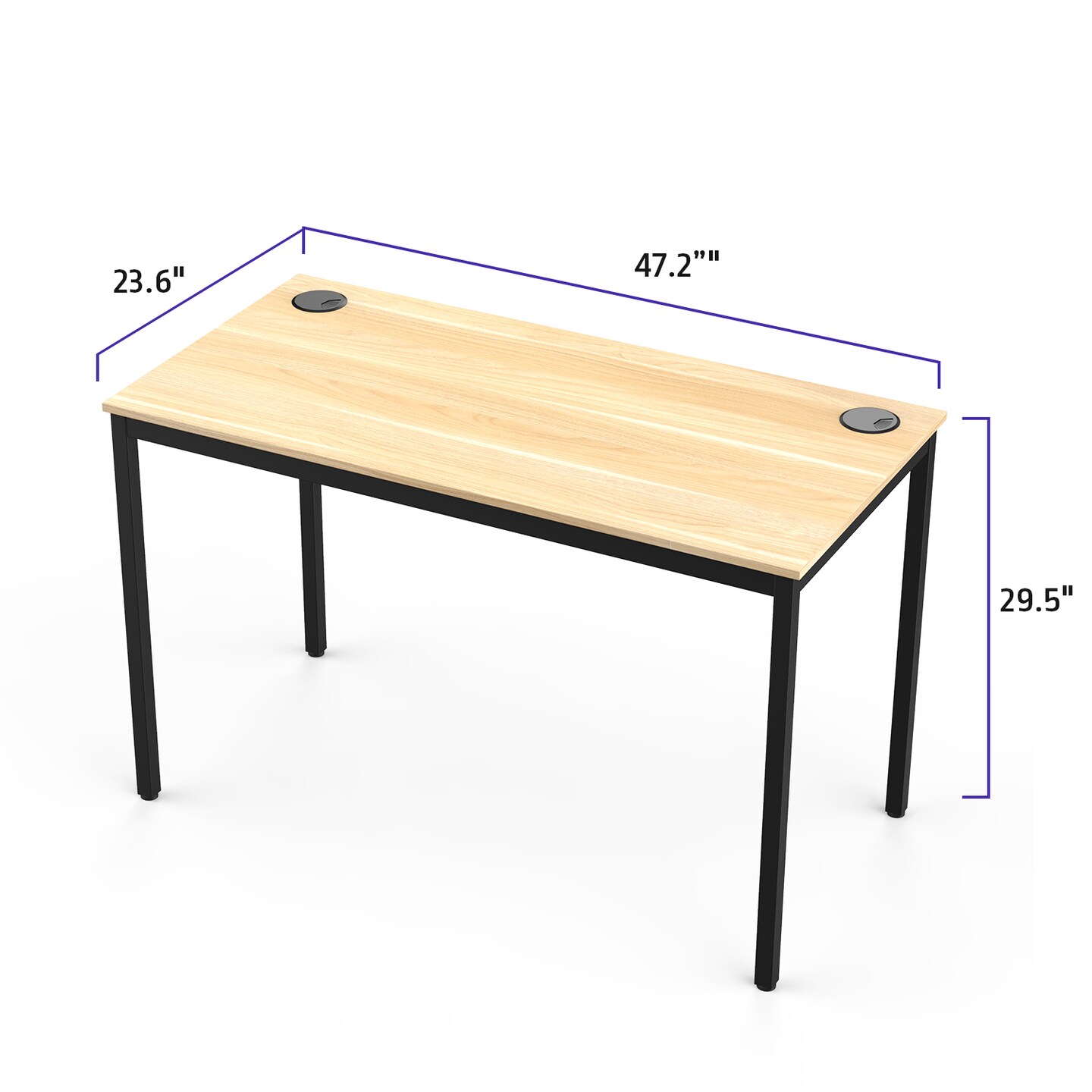 Eureka Ergonomic 47 x 24 Office Computer Desk