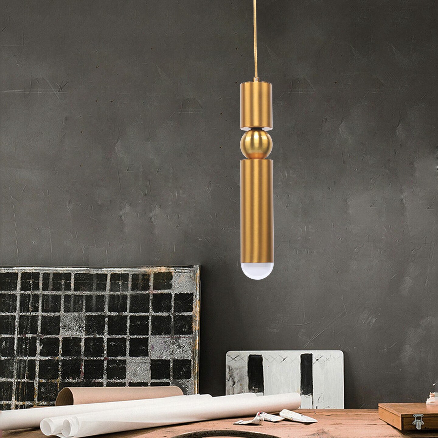 Kitcheniva Hanging Pendant Tube Light Decor Fixture