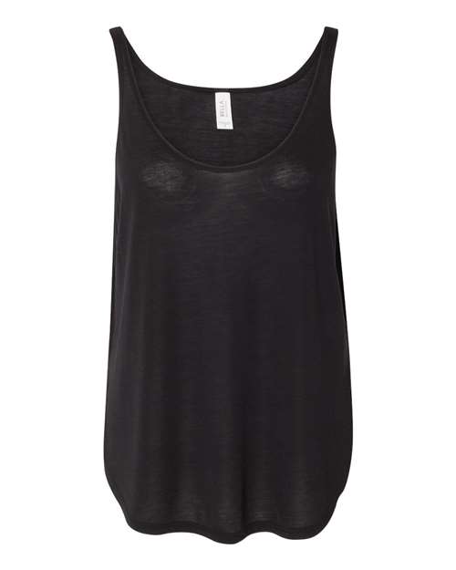 BELLA + CANVAS Women’s Flowy Tank with Side Slit – Sleeveless Top for Summer Wear