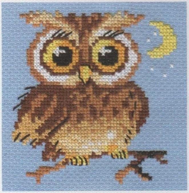 Little Owl 0-56 Counted Cross-Stitch Kit