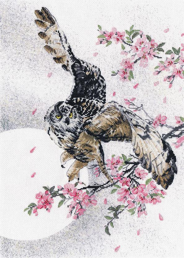 In Sakura Flowers outlet Oven cross-stitching kit PK017