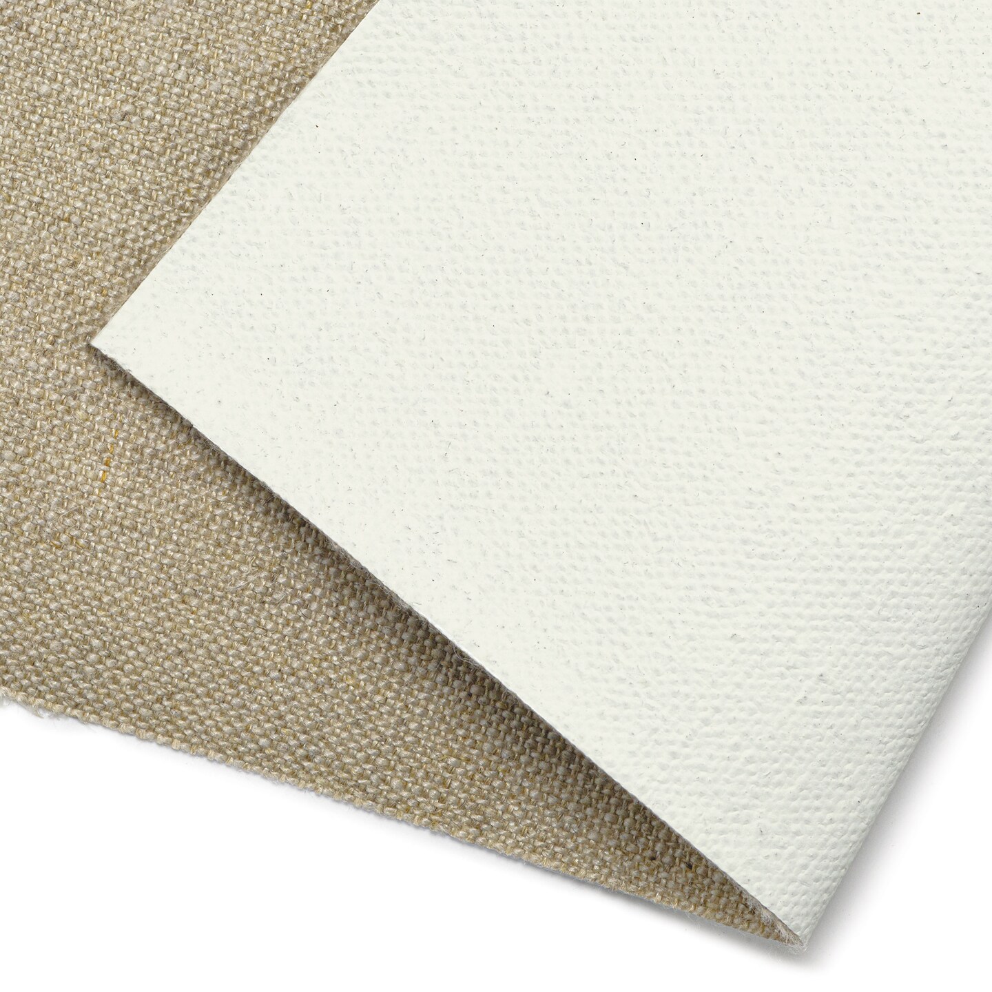 Claessens Linen Canvas Roll - 82&#x22; x 5-1/2 yd, Universal Primed, No. 166, Medium Texture
