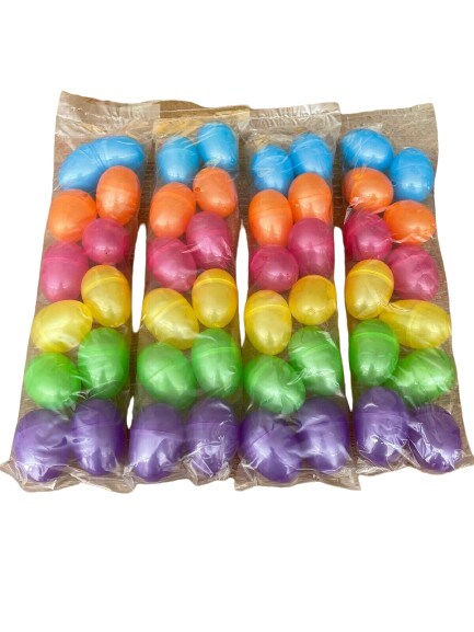 2.25 Inches Ornamental Easter Eggs 48 pcs