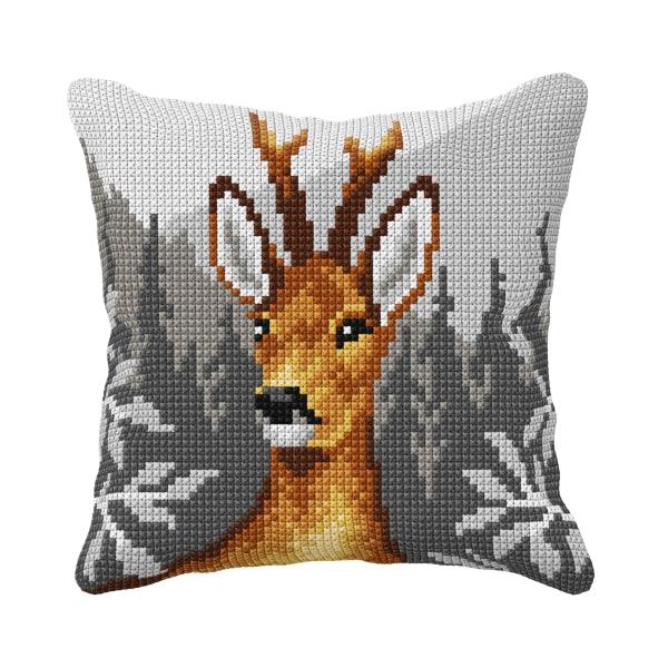 Cushion cross stitch kit  &#x22;Deer&#x22; 99014