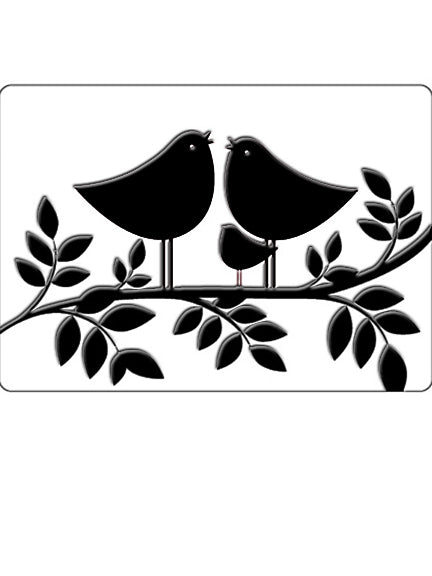 Crafts-Too Embossing Folder Tweet Tweet
