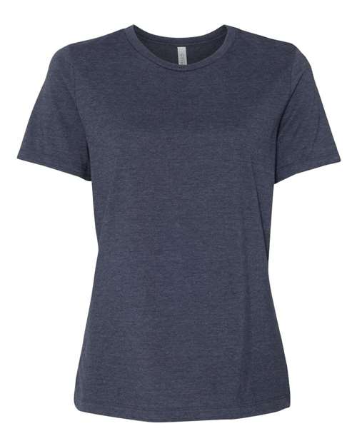 BELLA + CANVAS&#xAE; Women&#x2019;s Relaxed Fit Short Sleeve Heather CVC Tee