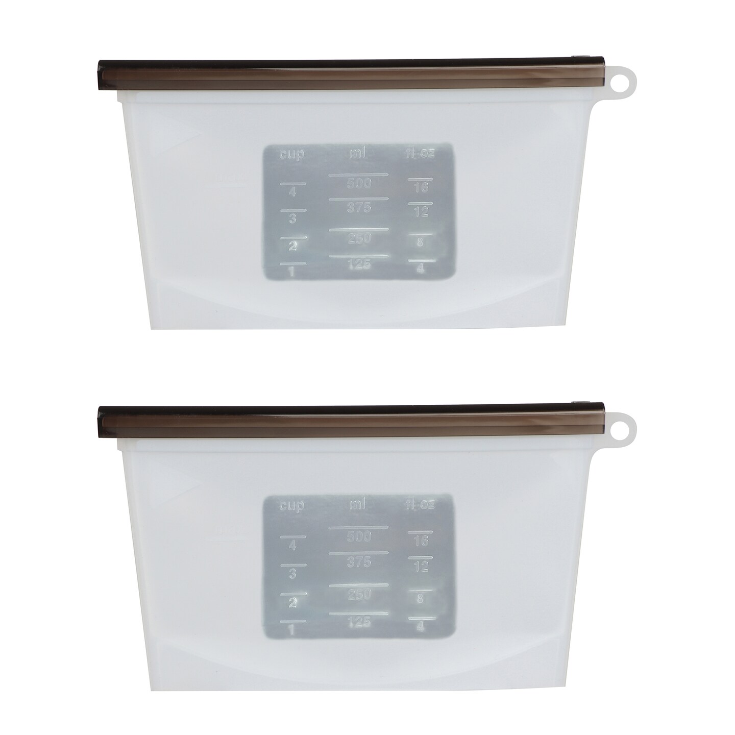 7Penn Silicone Food Storage Bag 500mL - 2pk 7.75 x 4in Reusable Food Bags