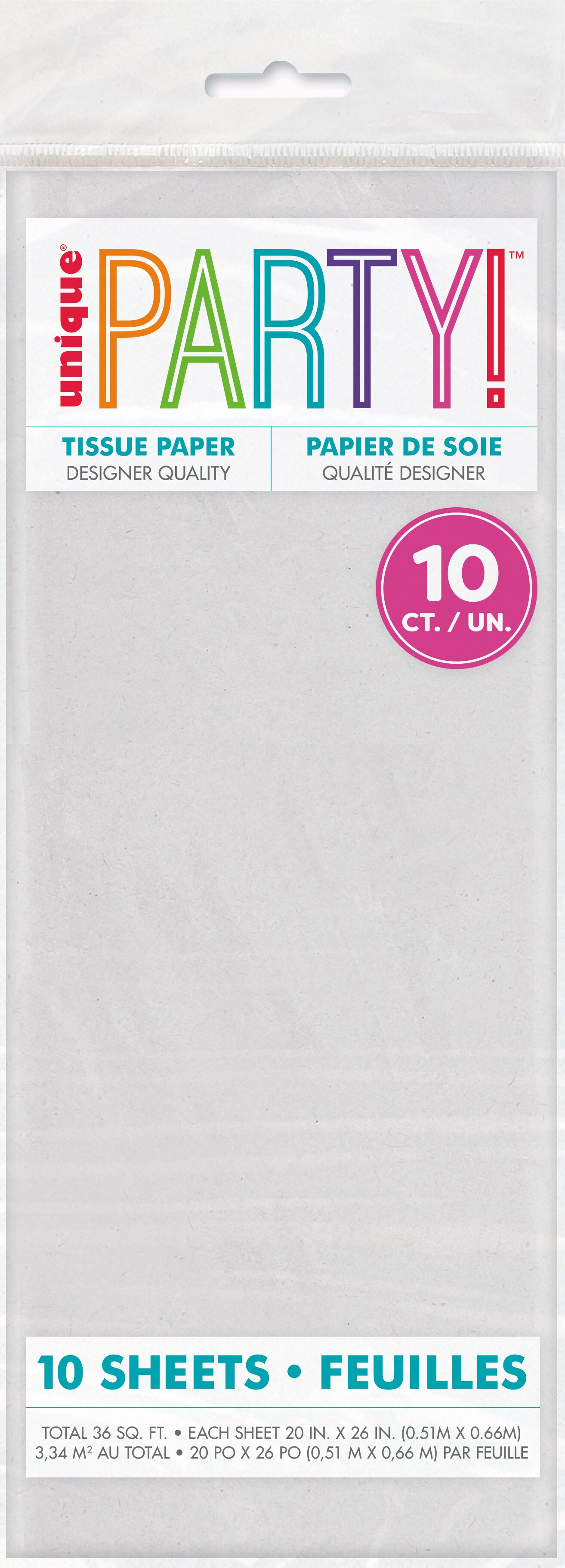 White Tissue Sheets, 10ct