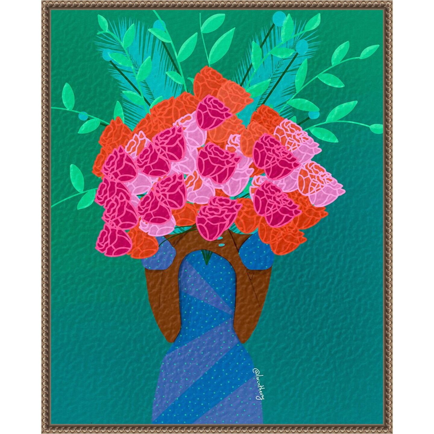 Blooming by Lorintheory Framed Canvas Wall Art | Michaels