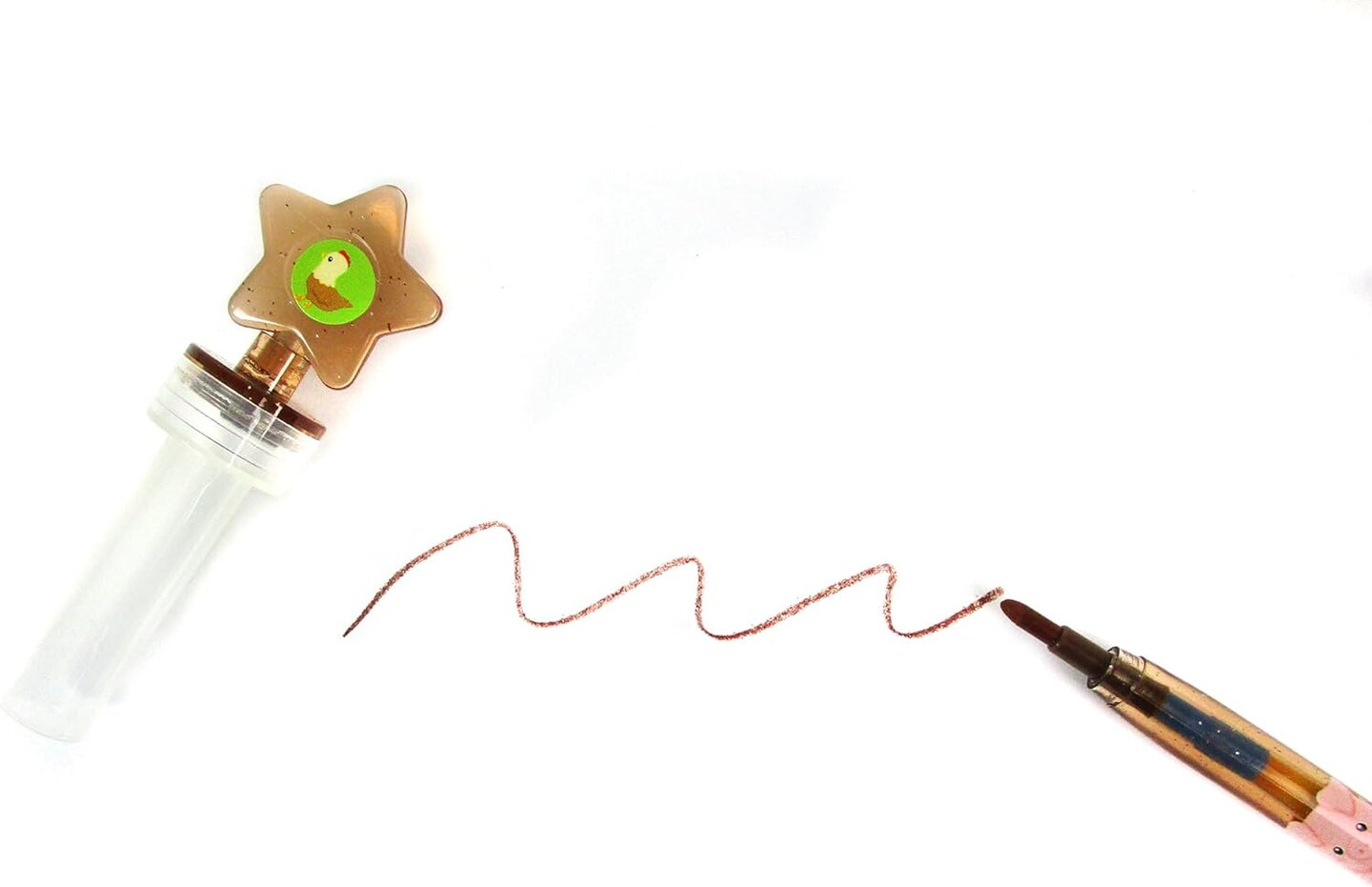 TINYMILLS 24 Pcs Farm Animals 2 in 1 Stackable Stacking Crayon with Extra Stamper Topper,