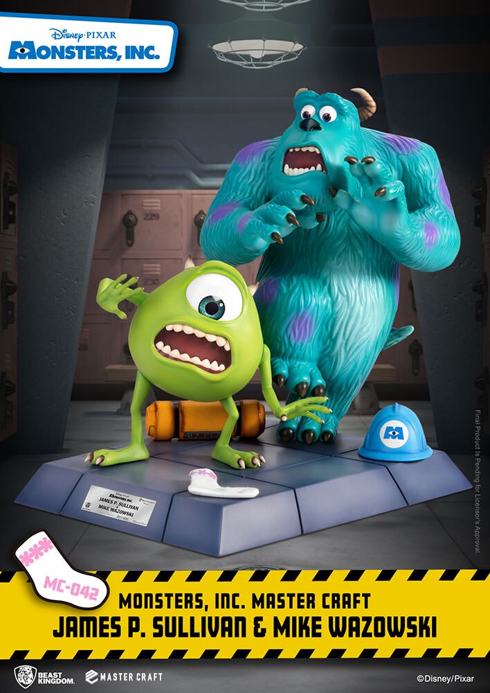 Disney Monster Inc James P. Sullivan and Mike Wazowski Table Top Statue