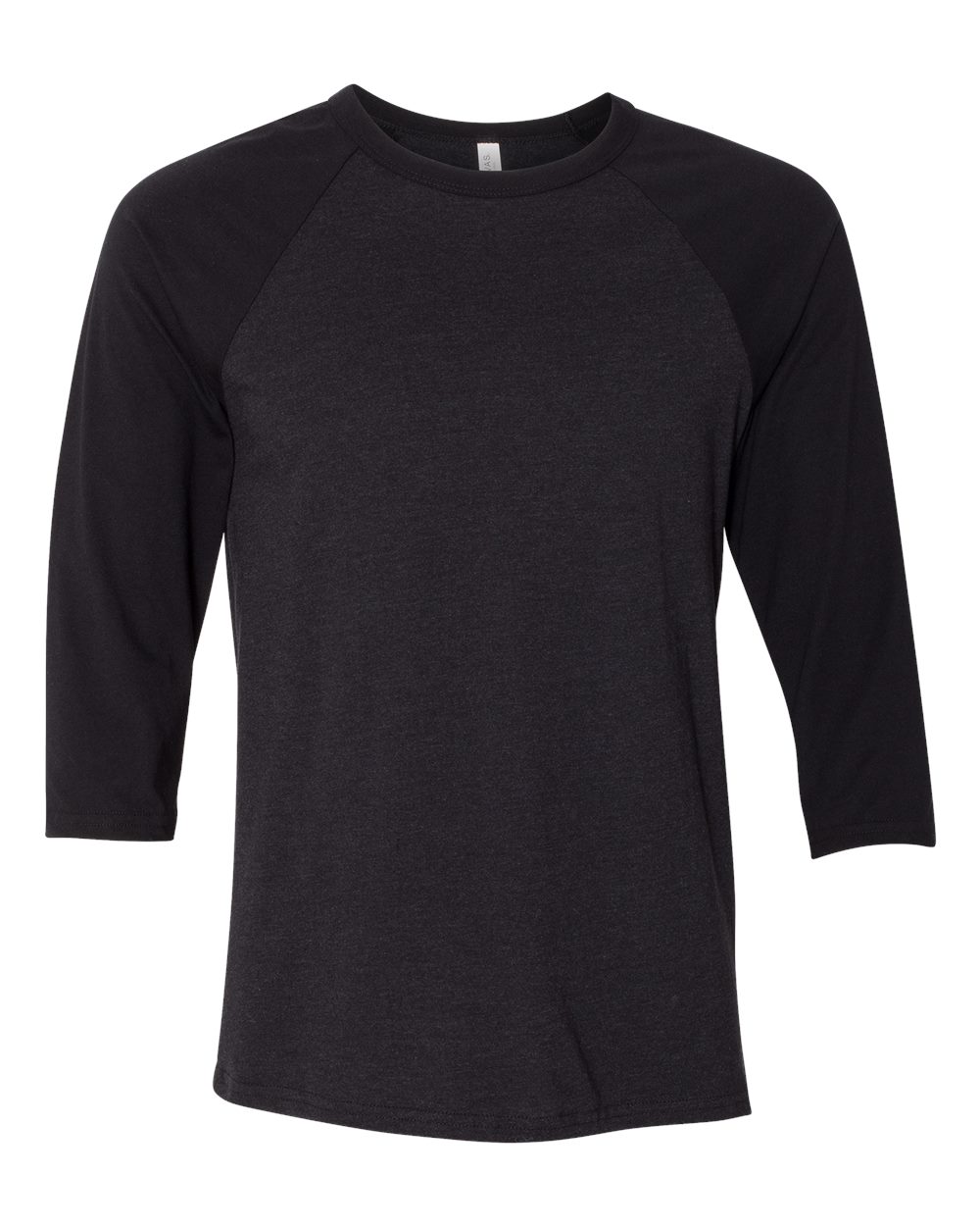 BELLA + CANVAS&#xAE; Three-Quarter Crewneck Baseball Tee