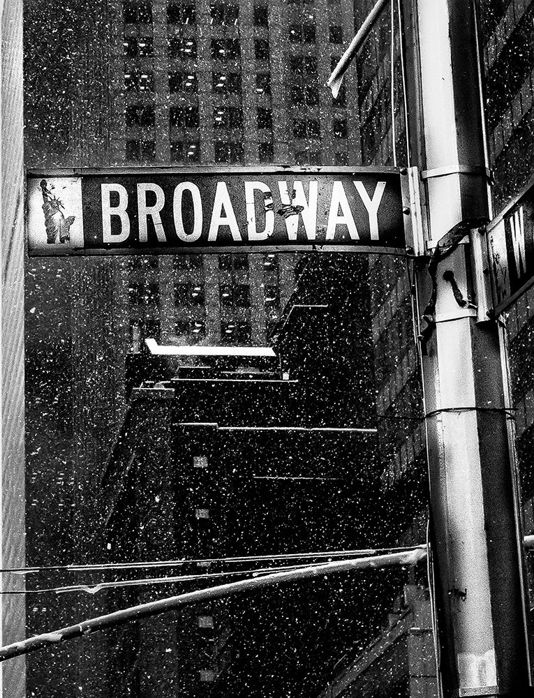 Snow on Broadway Poster Print by Bill Carson Photography - Item # VARPDX12088GA
