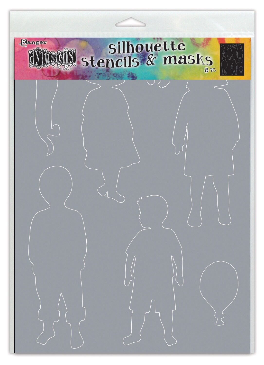 Dyan Reaveley&#x27;s Dylusions Stencils &#x26; Masks 5&#x22;X8&#x22;