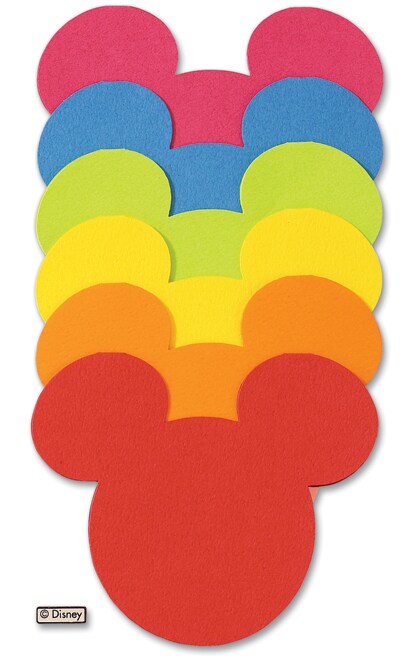 EK Disney Journaling Cards-Mickey Icon - Head W/Ears