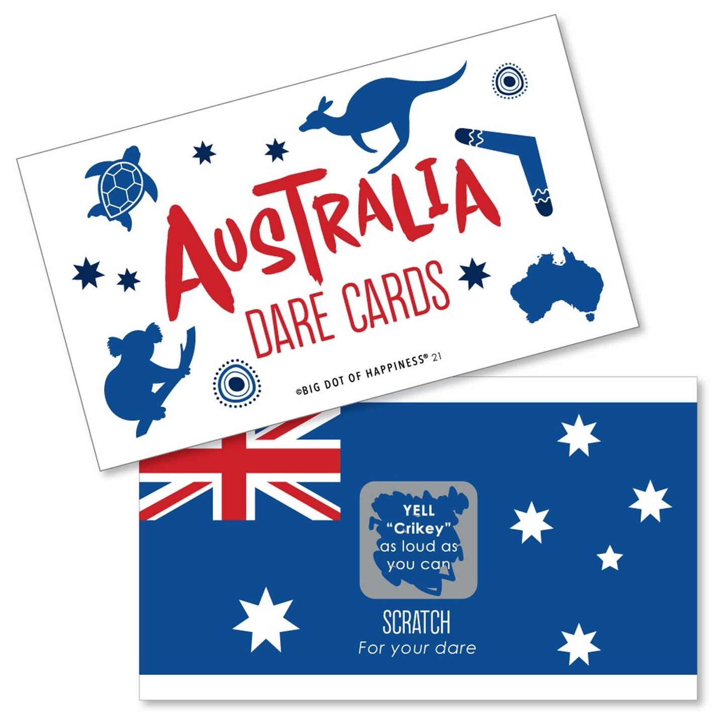 Big Dot Of Happiness Australia Day Gday Mate Aussie Party Game