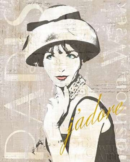 Fashion Week Paris Halftone I Poster Print by Sue Schlabach - Item # VARPDX27616