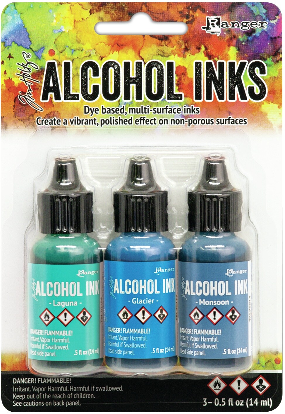 Tim Holtz Alcohol Ink .5oz 3/Pkg
