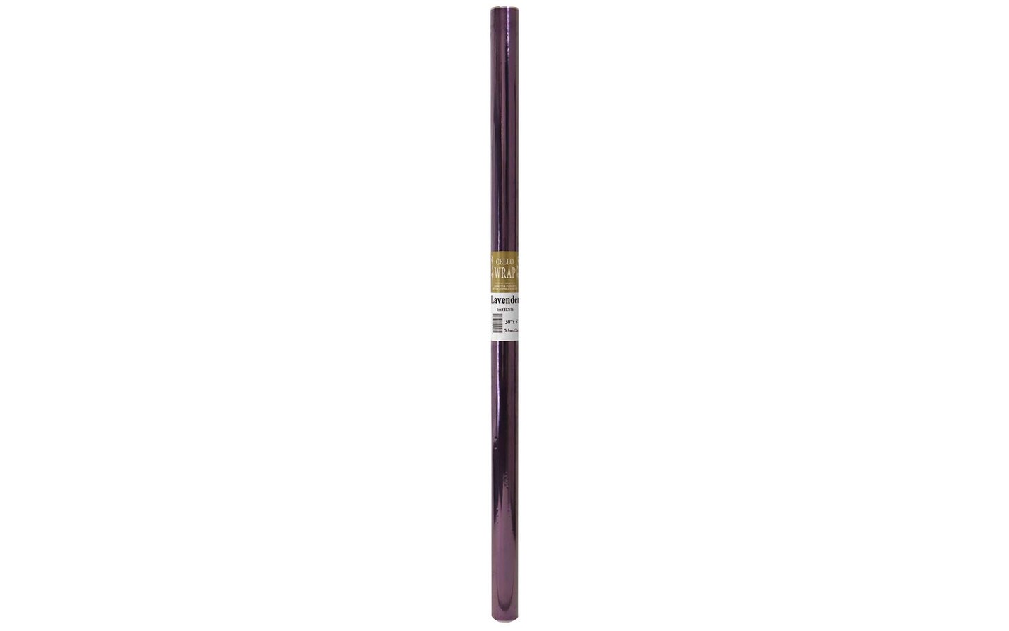 Cello Wrap 30&#x22;x5&#x27; Roll Solid Lavender