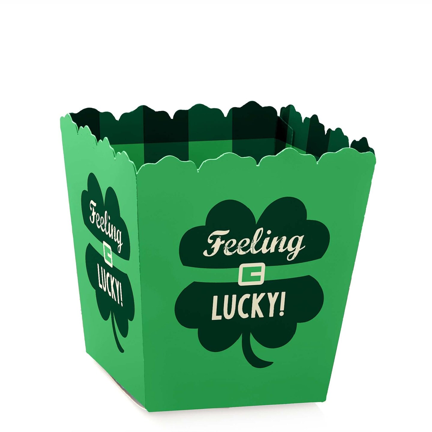 Big Dot of Happiness St. Patrick&#x27;s Day - Party Mini Favor Boxes - Saint Paddy&#x27;s Day Treat Candy Boxes - Set of 12