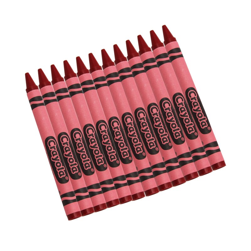 Red Violet Crayons 45 Crayons Crayola Crayons Bulk Crayons Refill Classroom  Coloring Crayon 