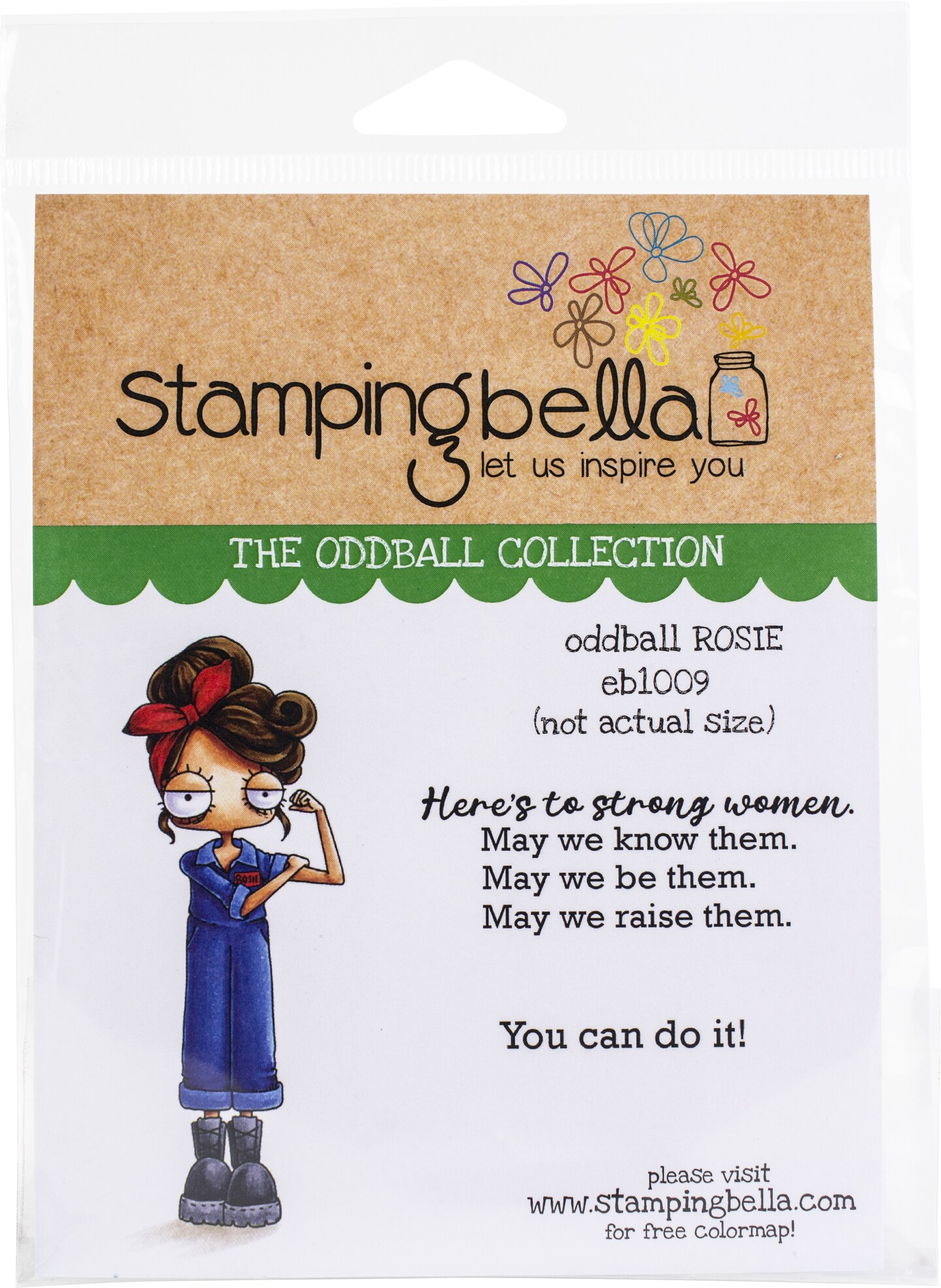 Stamping Bella Cling Stamps-Oddball Rosie