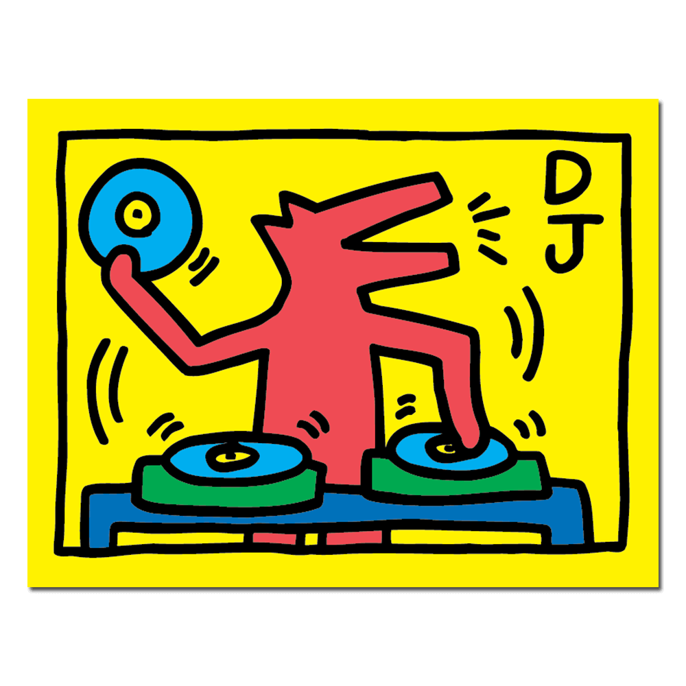 DJ Dog by Keith Haring | Michaels