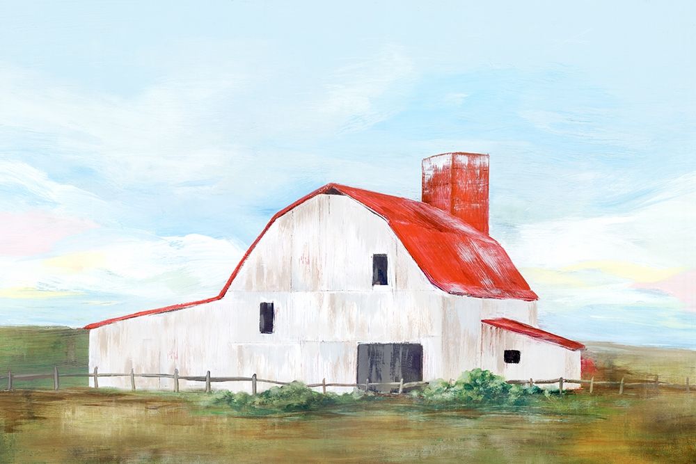 Red Barn II Poster Print by Isabelle Z - Item # VARPDXEZ129A