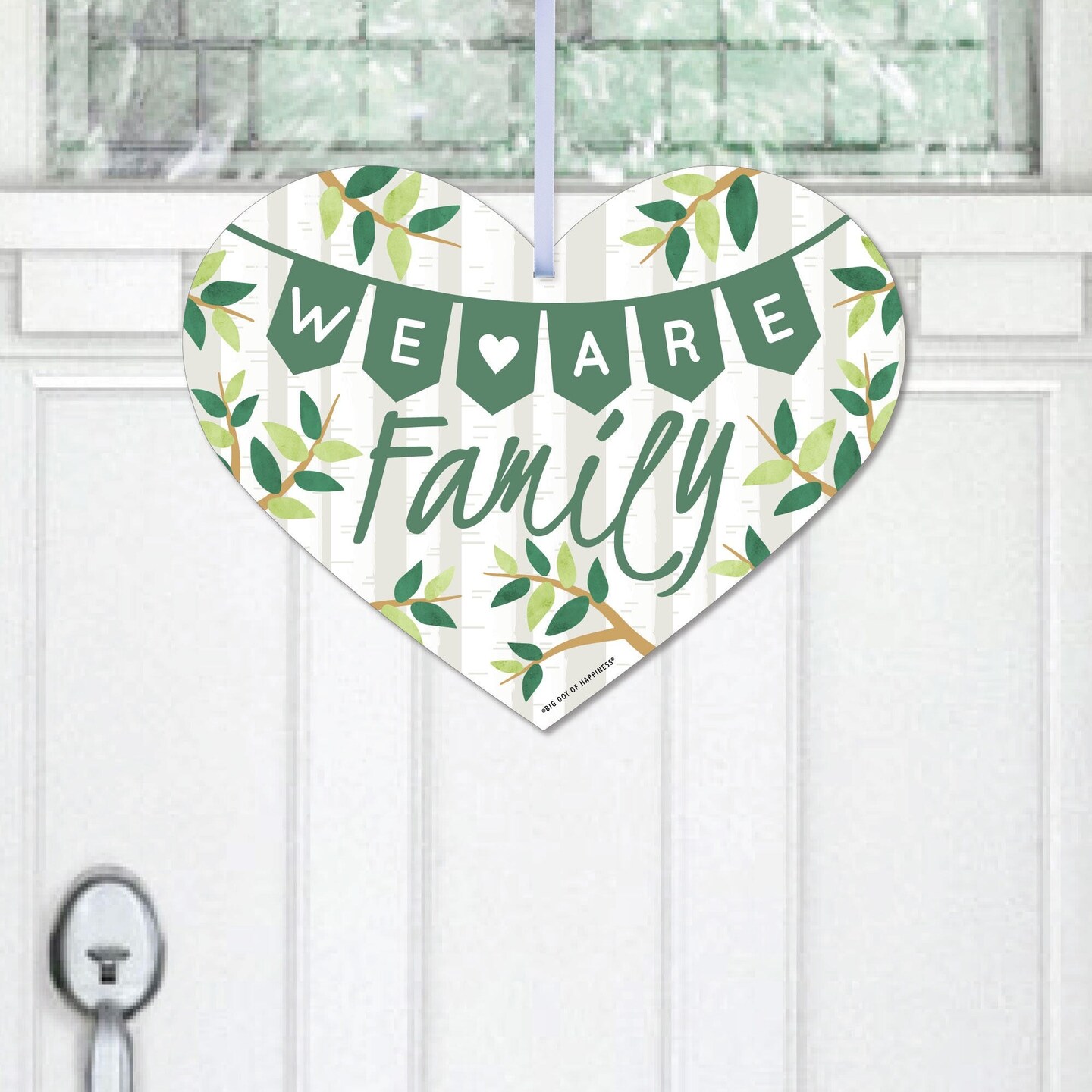 Big Dot of Happiness Family Tree Reunion - Hanging Porch Family Gathering Party Outdoor Decorations - Front Door Decor - 1 Piece Sign