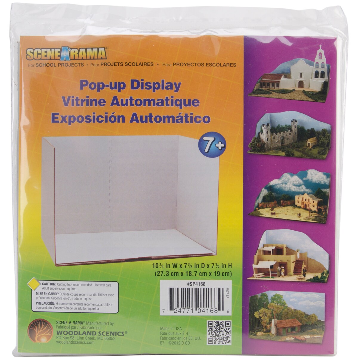 SceneARama Pop-Up Display-10.75&#x22;X7.375&#x22;X7.5&#x22;