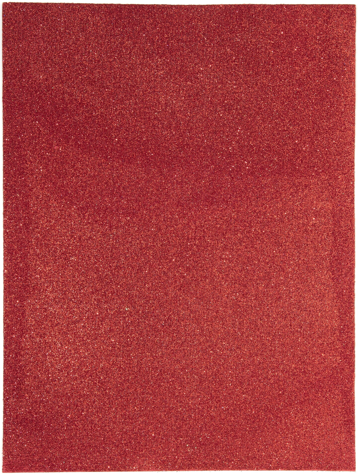 CousinDIY Glitter Foam Sheet 9&#x22;X12&#x22; 2mm-Red