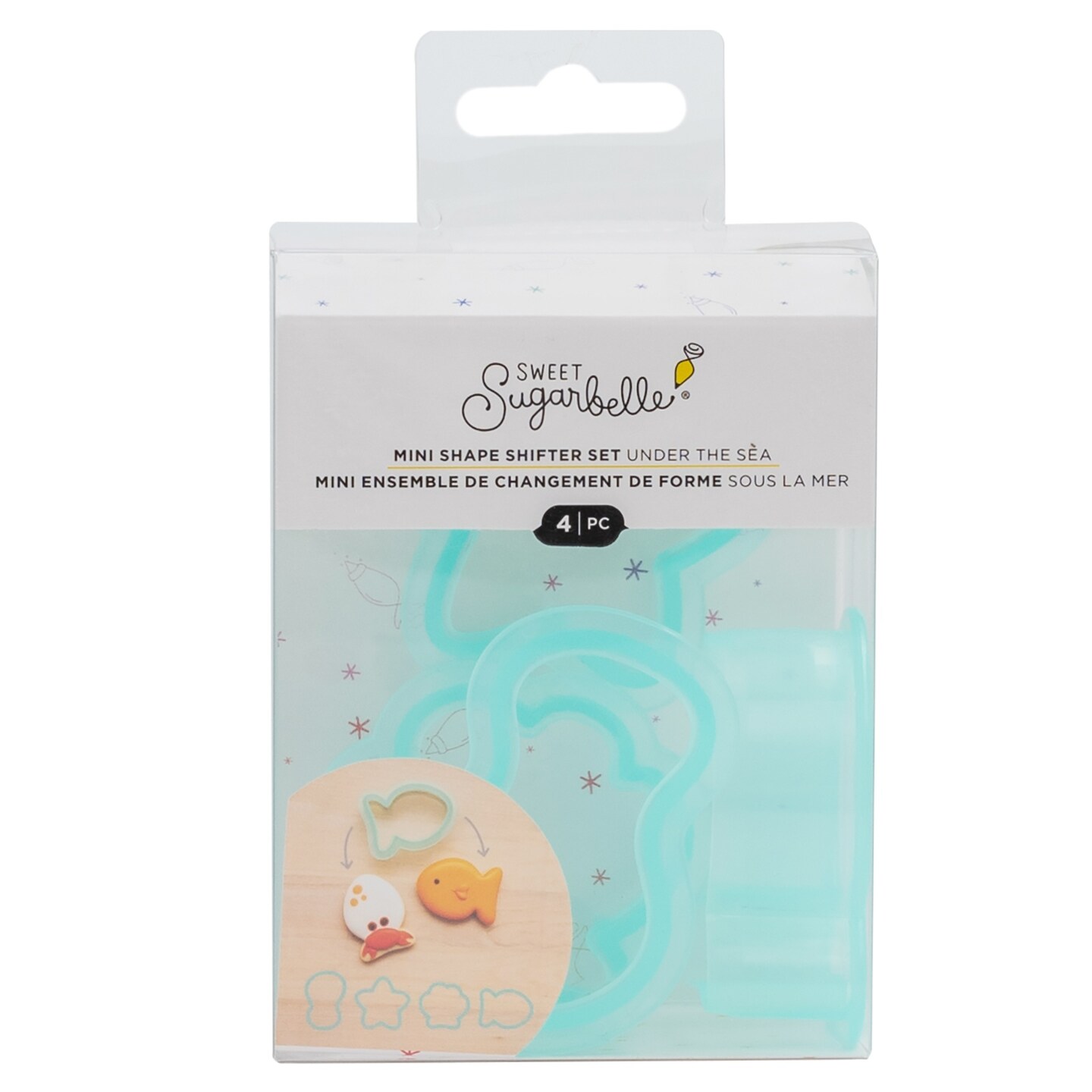 Sweet Sugarbelle Mini Cookie Cutters 4/Pkg-Under The Sea