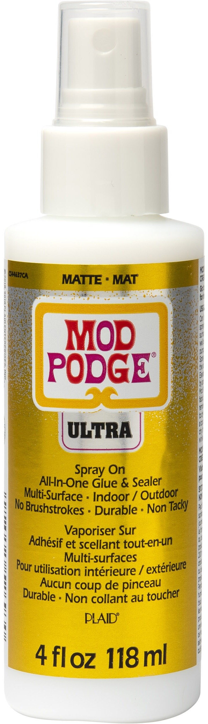 Plaid Mod Podge Ultra Matte Spray On Glue &#x26; Sealer-4oz